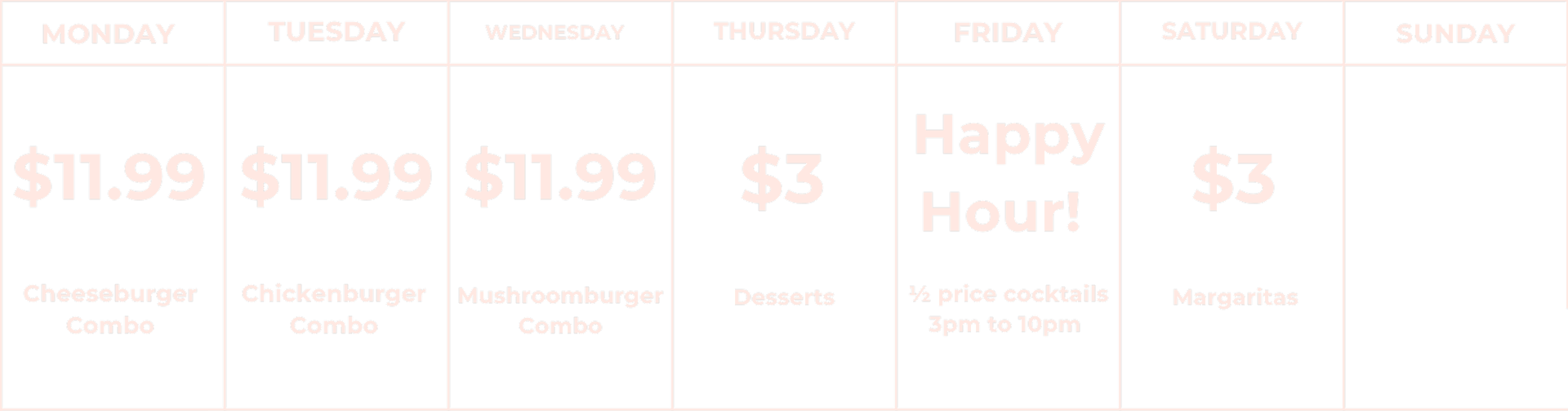 OPS Daily Specials